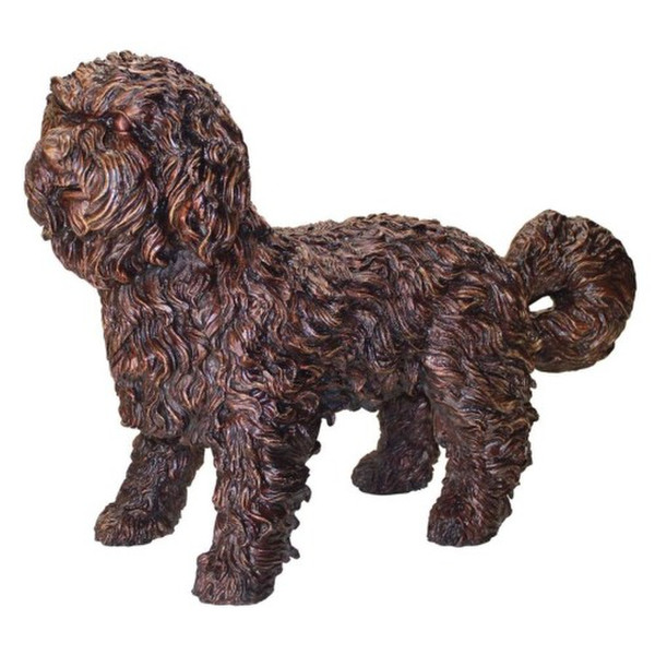 Rusty The Yorkie Terrier Dog Bronze Statue